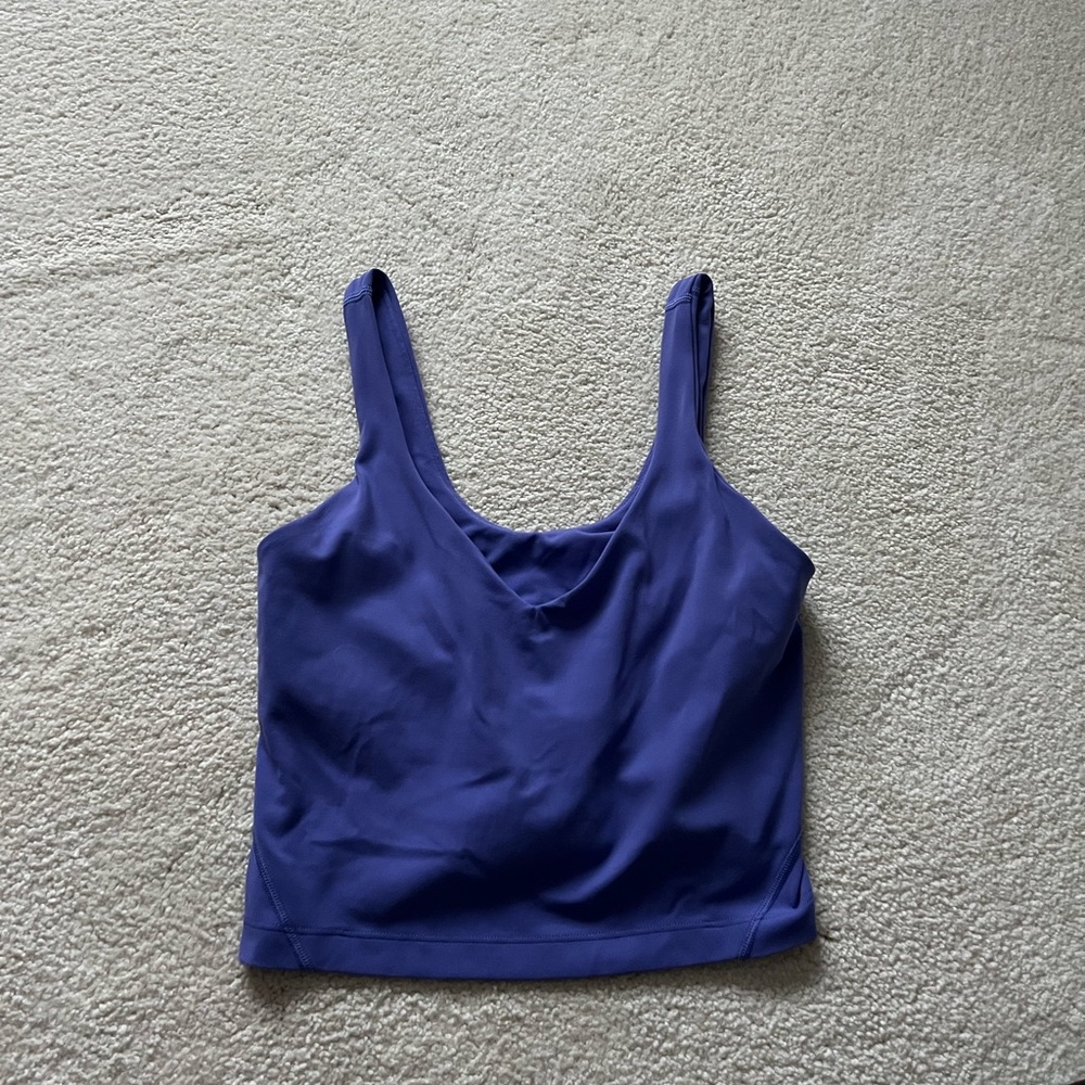 Lululemon “charged indigo” align tank